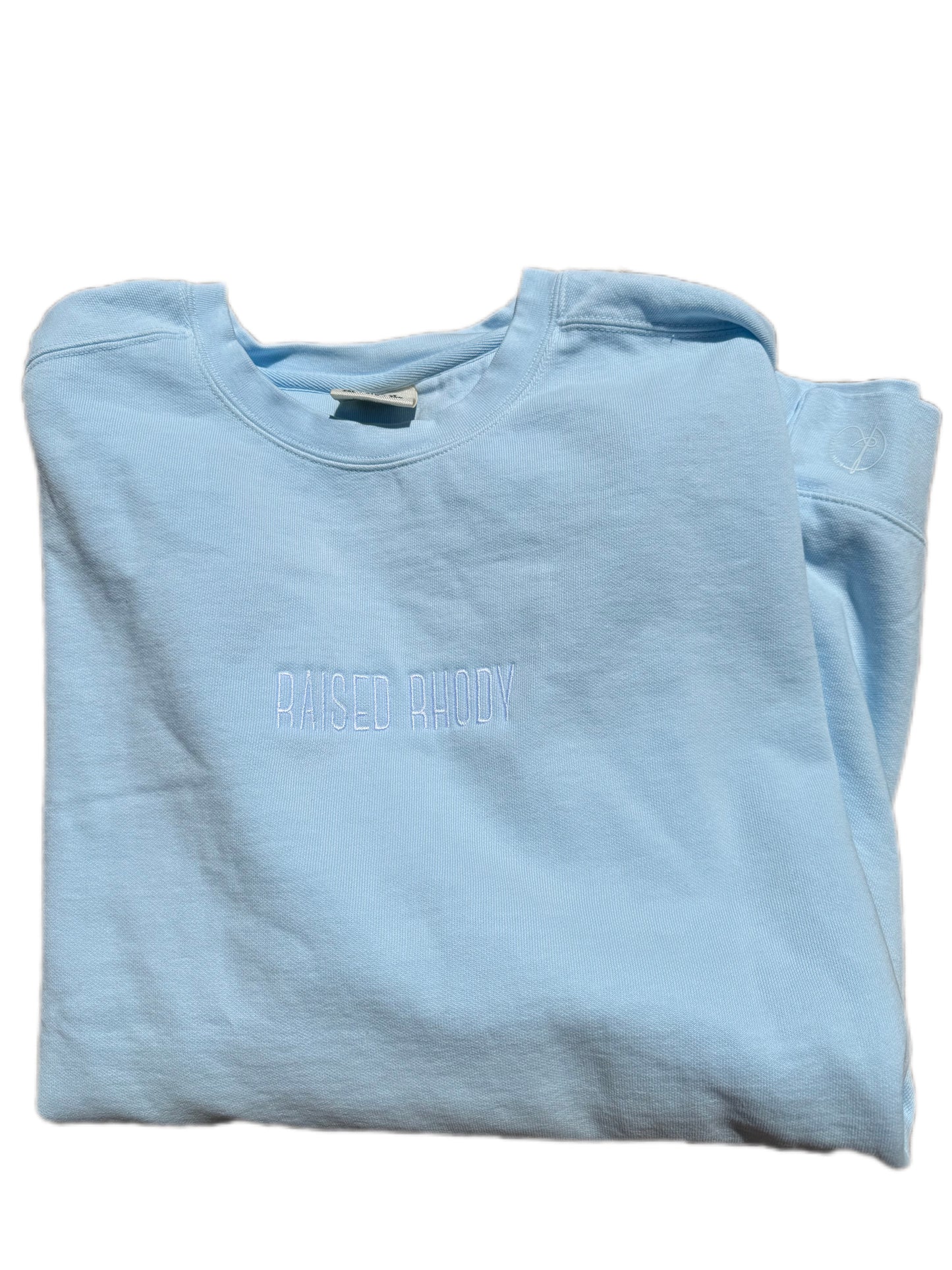 Embroidered Raised Rhody Crew