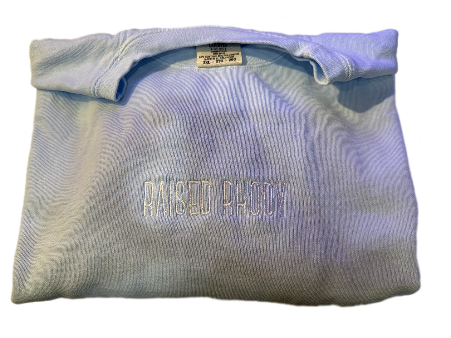 Embroidered Raised Rhody Crew