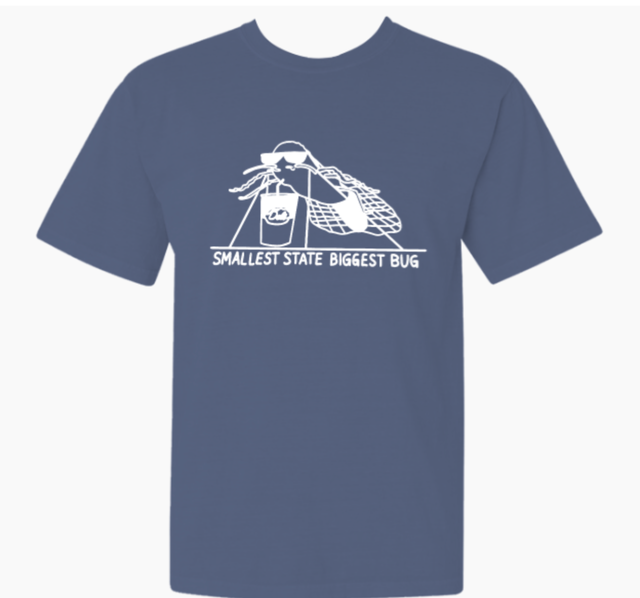 Smallest State Biggest Bug Tee